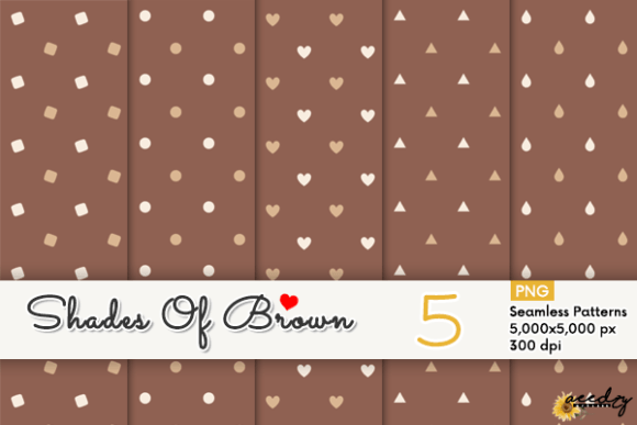 Download Shades of Brown Patterns Set - Premium Resources